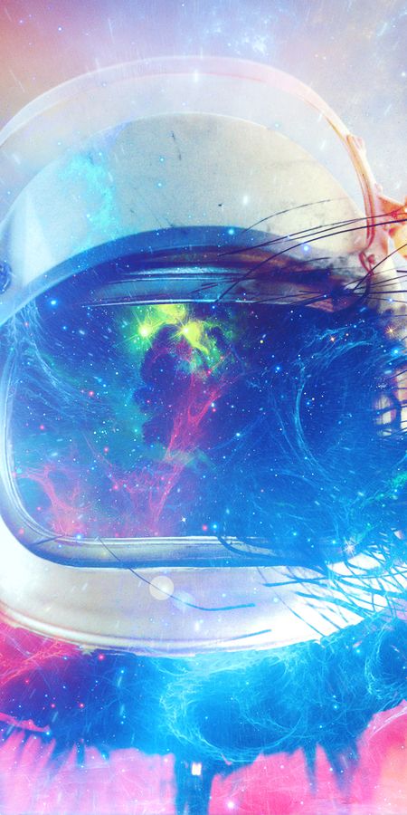 Stellar Drift: Sci-Fi Astronaut Wallpaper