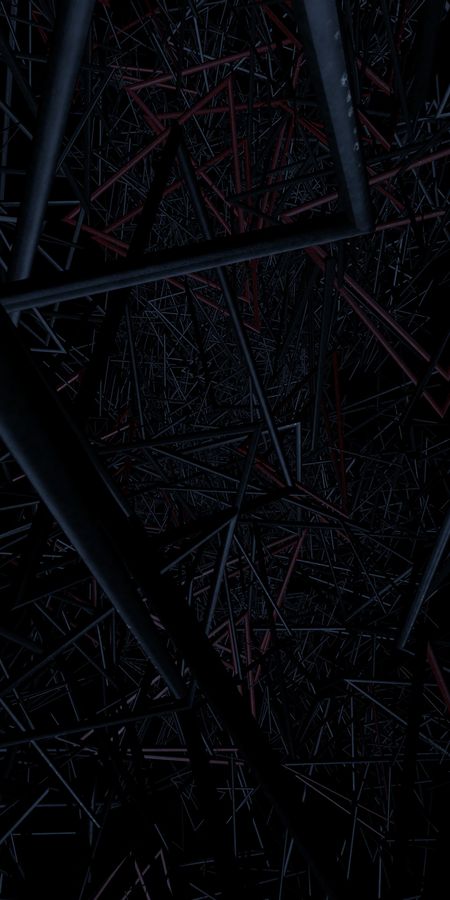 Dark Intricate Structure Wallpaper