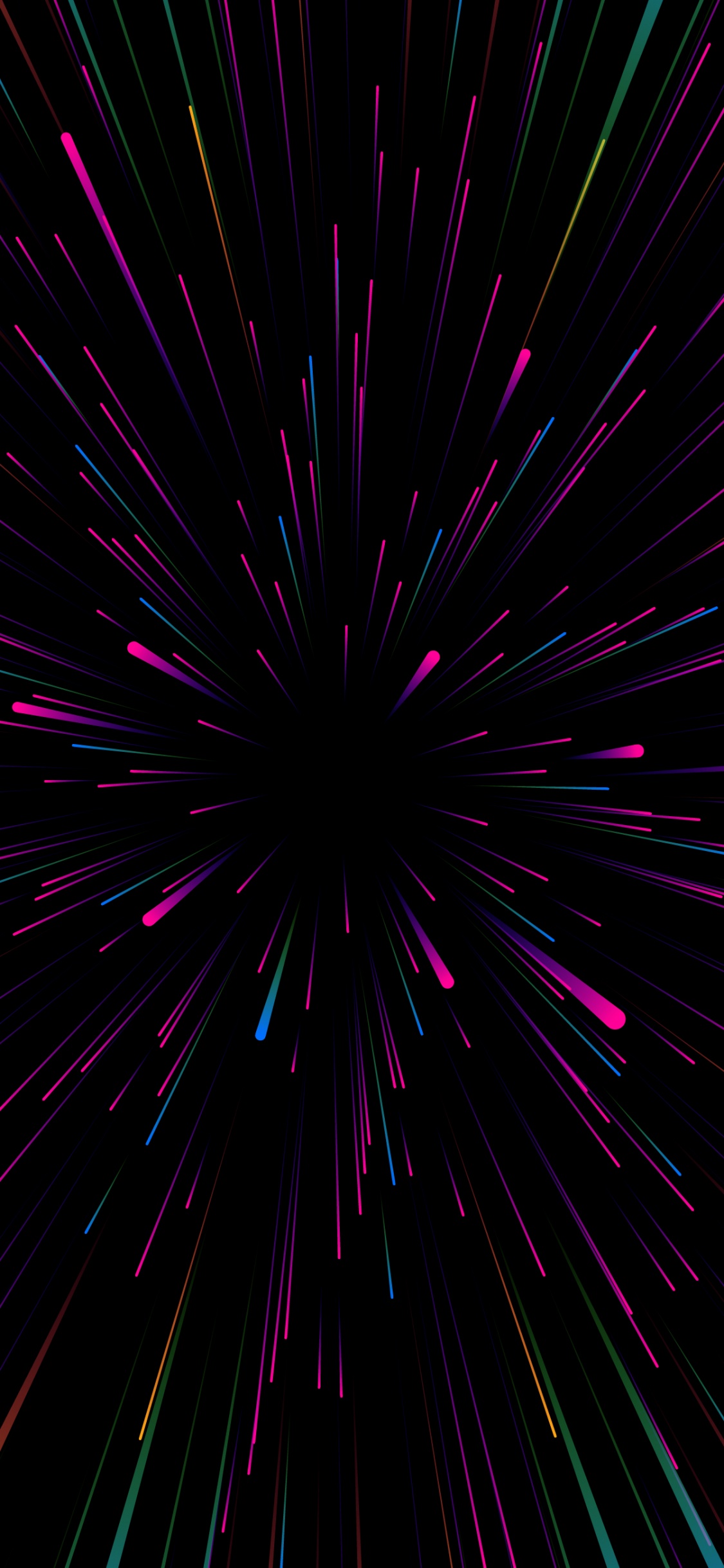 Purple New Year Fireworks Wallpaper