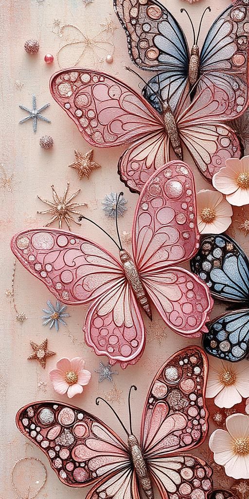 Enchanted Butterfly Dreams Wallpaper