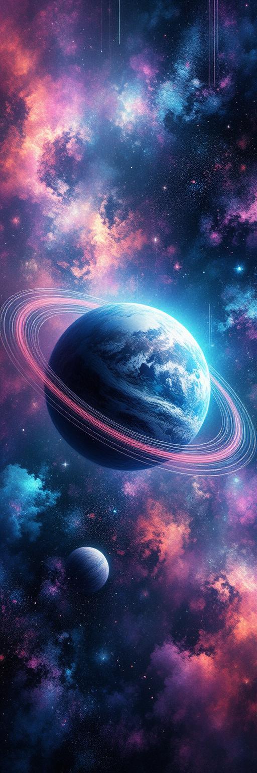 Celestial Rings Wallpaper
