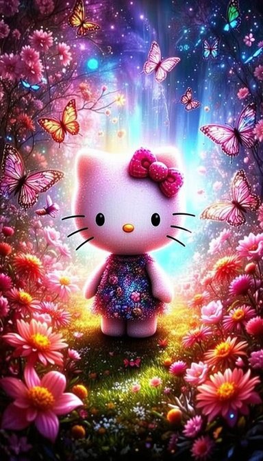 Hello Kitty Enchanted Forest Wallpaper