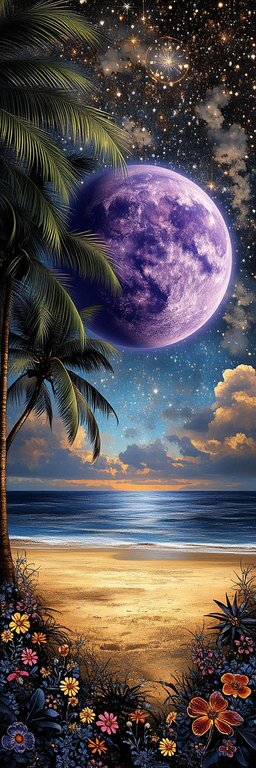 Tropical Dreamscape Beach Wallpaper