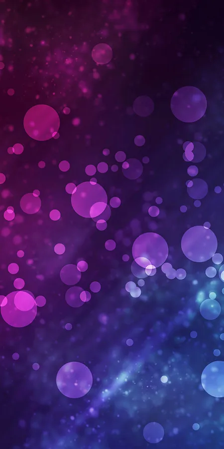 Artistic Bokeh Phone Wallpaper – Pink Circles