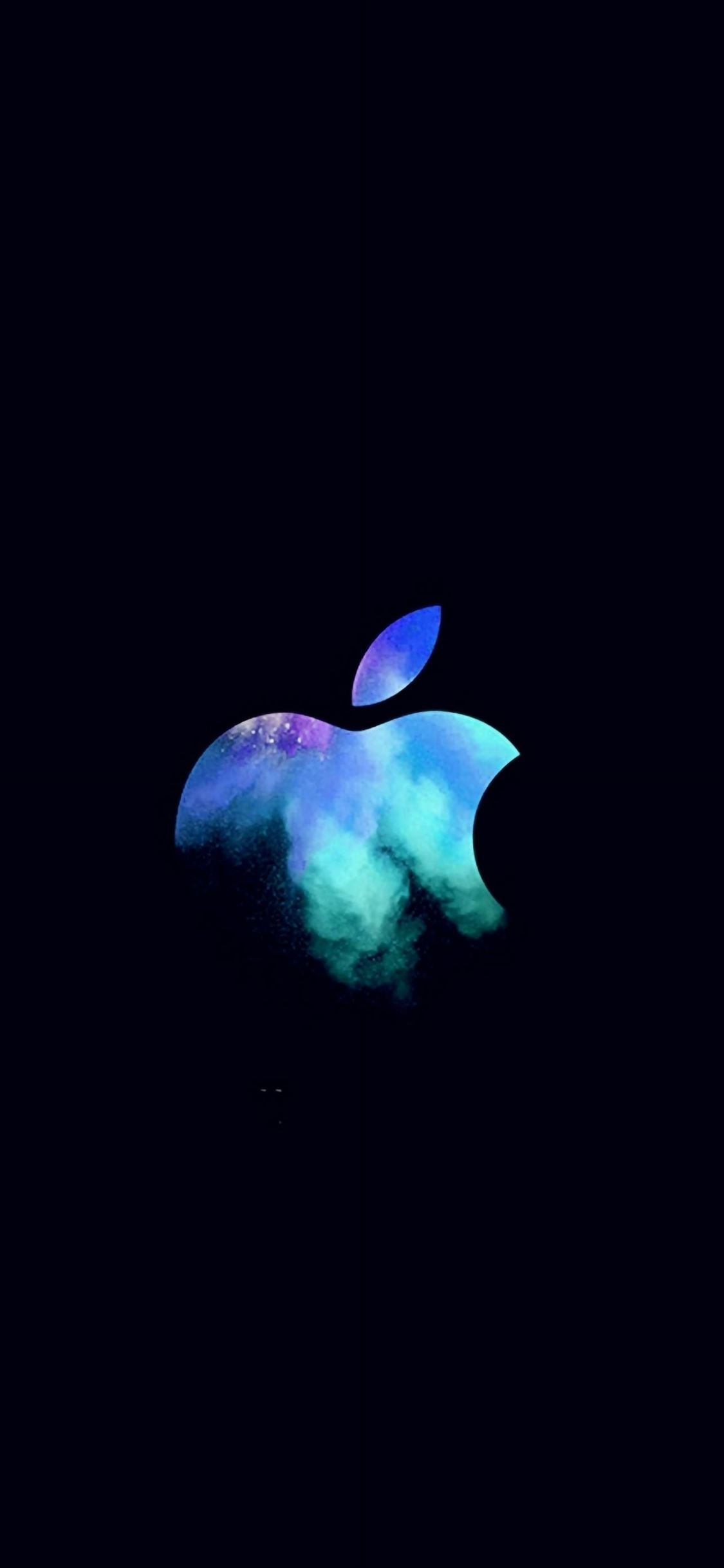 apple mac event logo dark illustration art blue iphone 11 pro