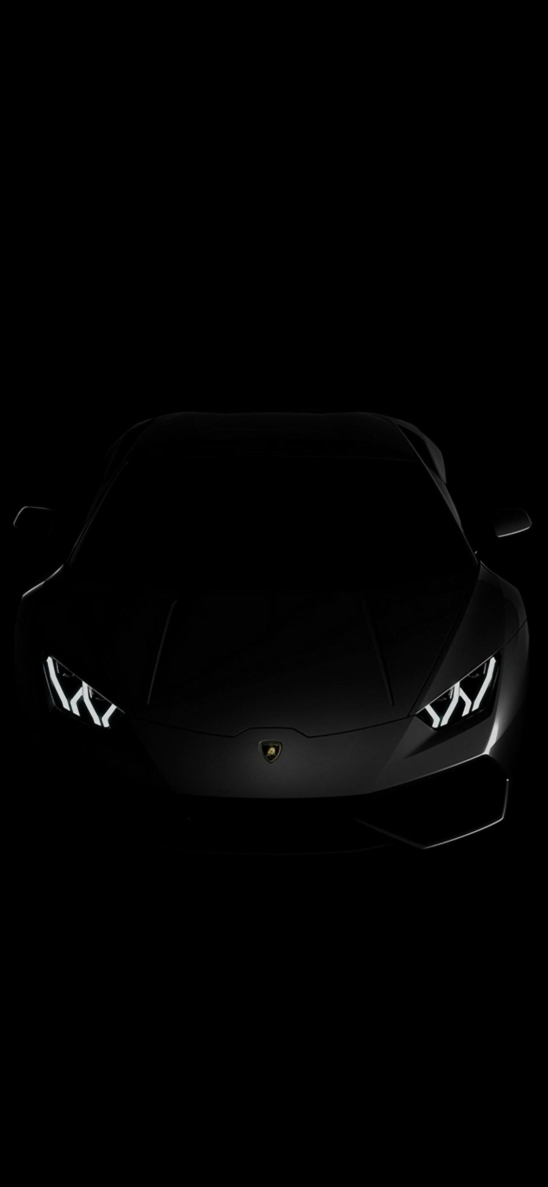 lamborghini huracan lp black dark iphone 11 pro (1)