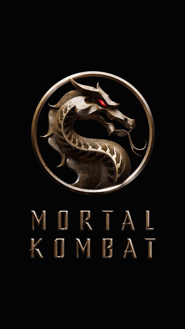 mortal kombat movie logo 5k iphone