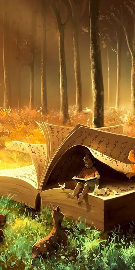 Fabulous Beasts Fairy Tale Wallpaper