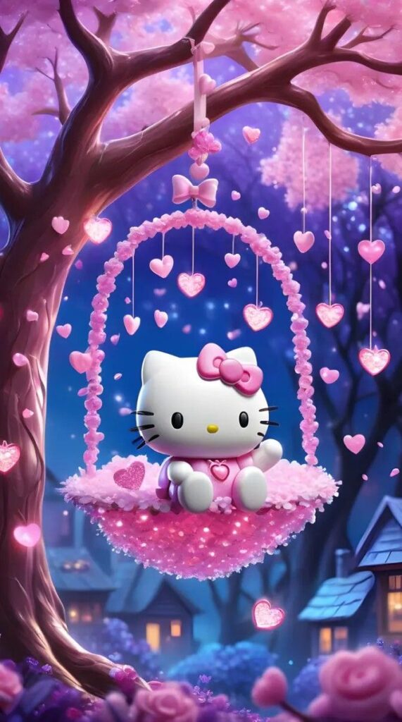 Hello Kitty Wallpapers: Cute and Colorful Designs for Your Devices 1b0890545fa747f64e54fc985db70b96