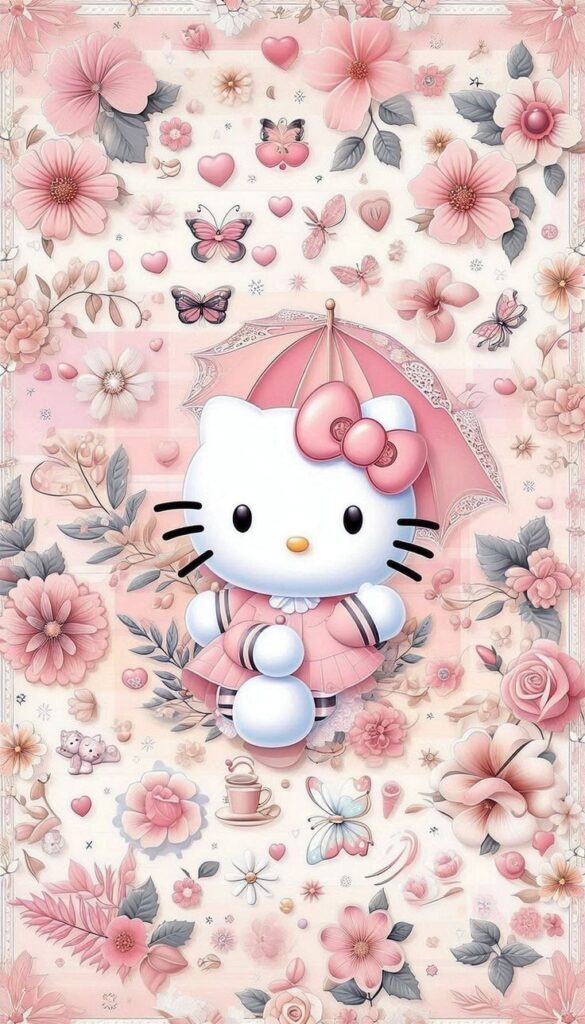 Hello Kitty Wallpapers: Cute and Colorful Designs for Your Devices 24bb47a744e1147db494301eba731635