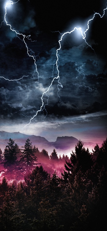 Electric Storm Atmosphere Wallpaper