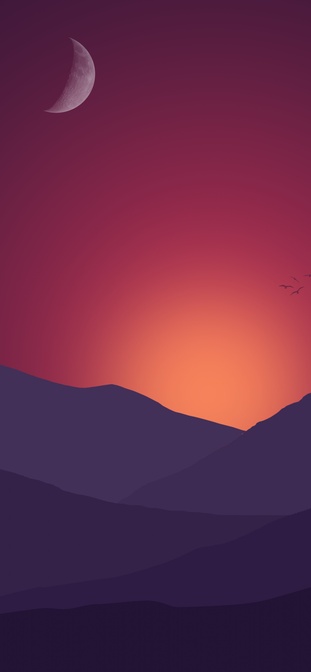 Minimalist Mountain Tablet Wallpaper