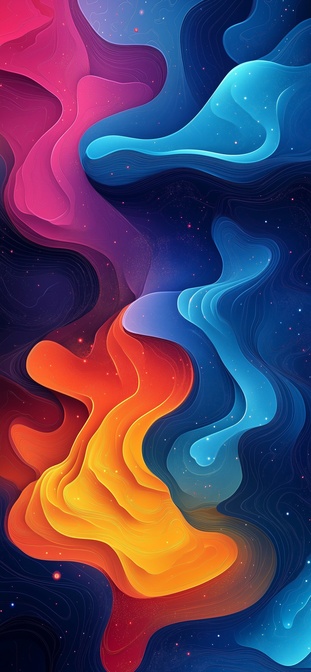 Visual Abstract Art Wallpaper for iOS