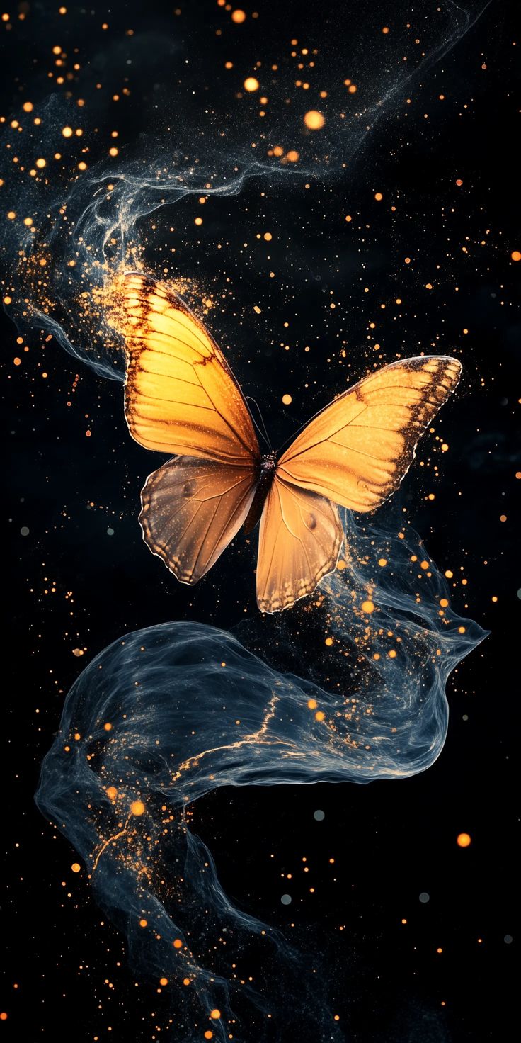 Fantasy Butterfly Magic Mist Wallpaper