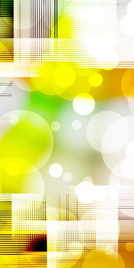 Bright Abstract Squares Circles Wallpaper