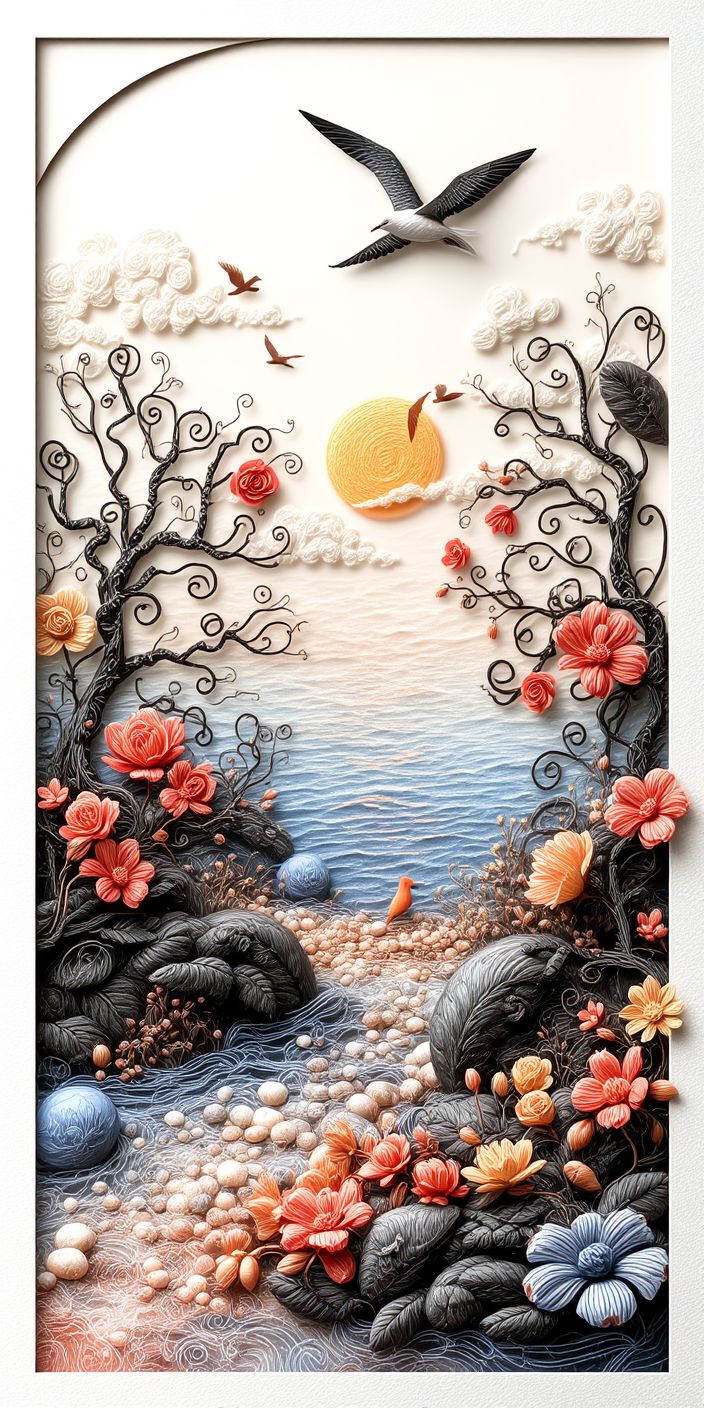 Lakeside Serenity Wallpaper