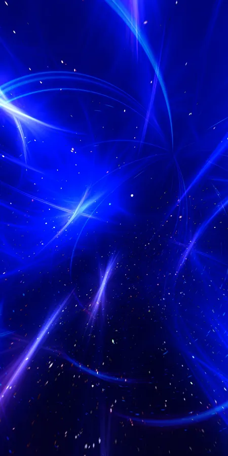 Deep Blue Cosmic Light Wallpaper