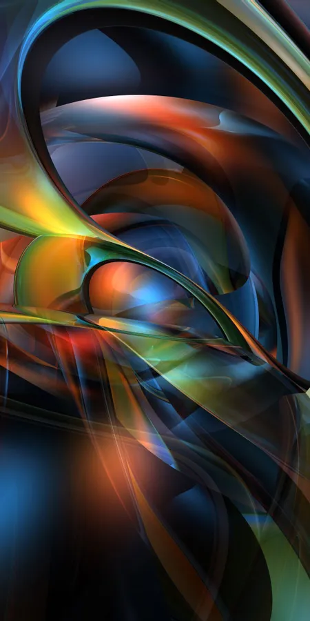 Abstract Liquid Motion Wallpaper