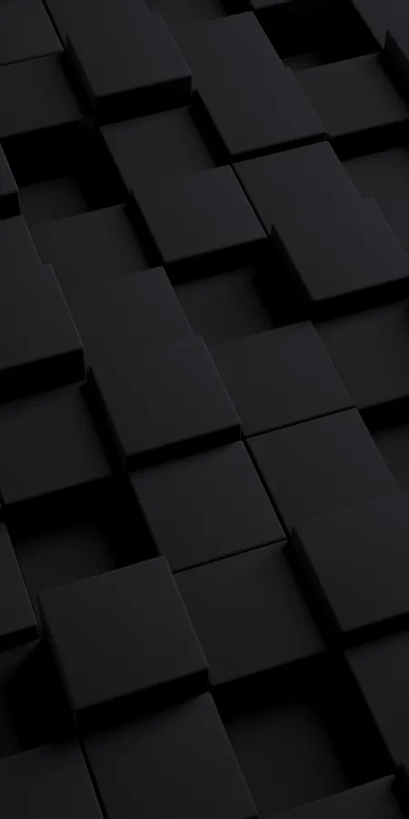 Abstract Black Geometric Cube Grid Background